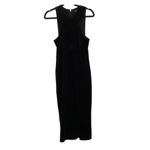Velvet midi dress
